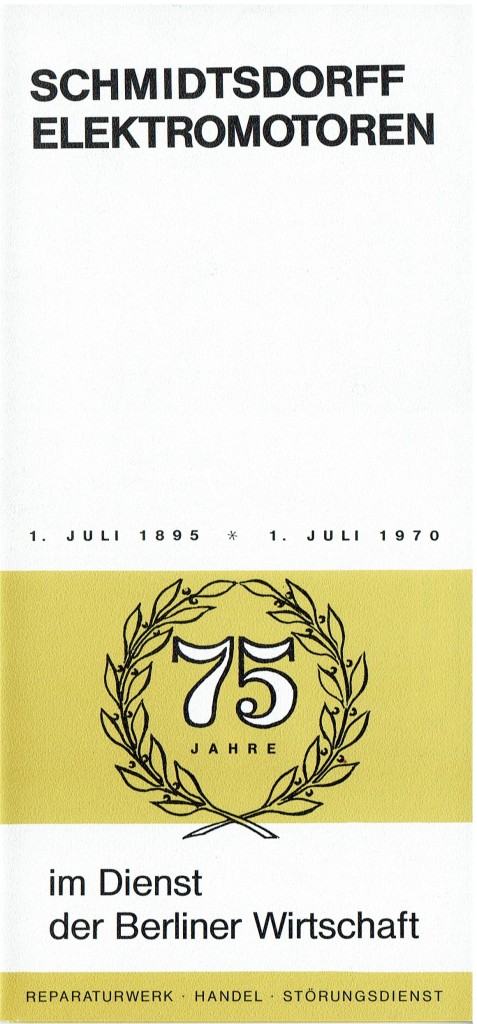 Flyer 75 Jahre